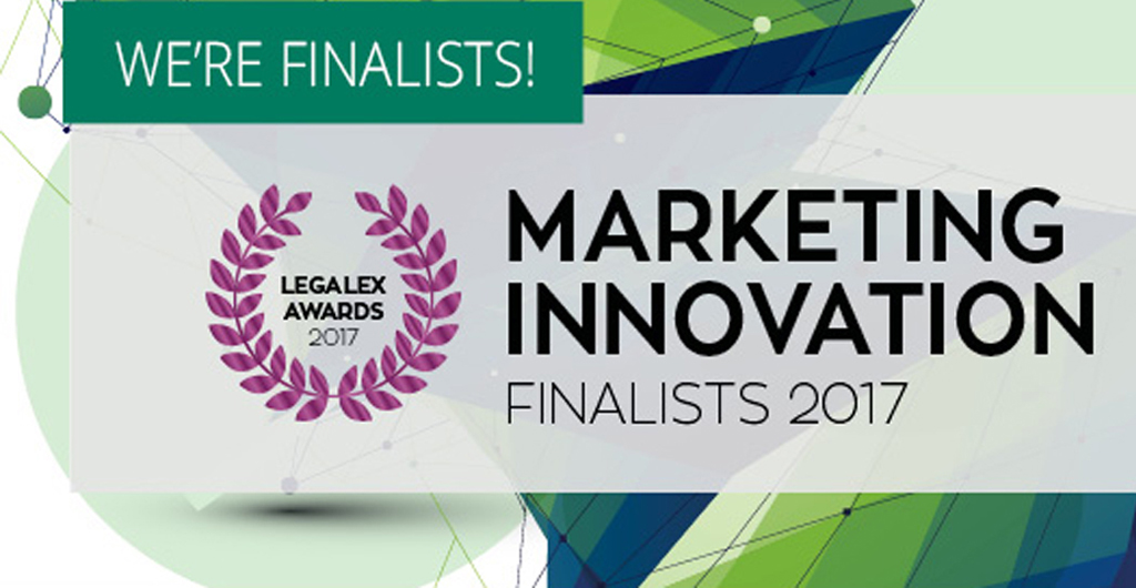 LegalEx Marketing Innovation Award 2017 finalists