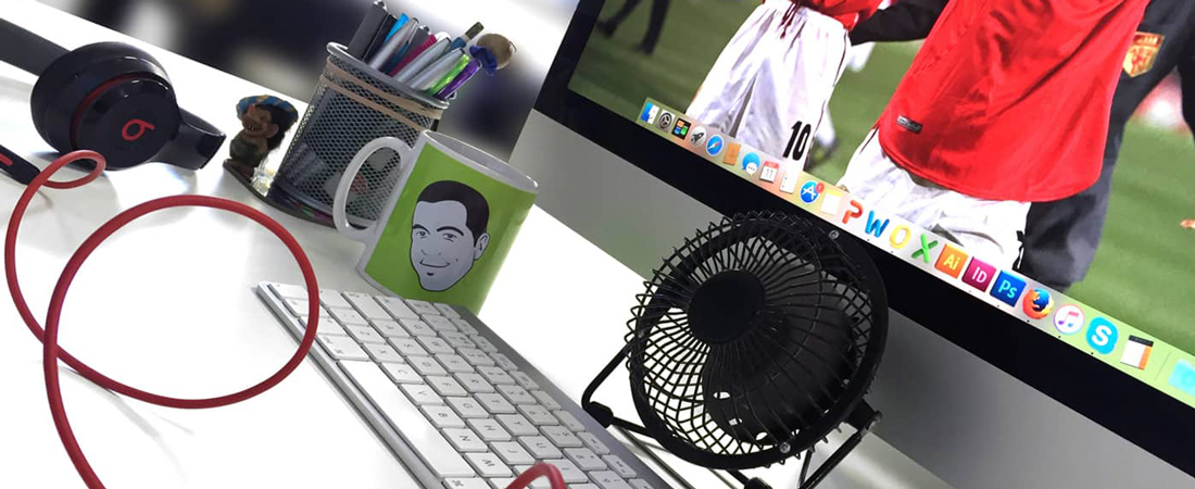 Wayne's desk