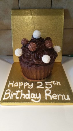 Giant Chocolate Cupcake Gurdips Cake House