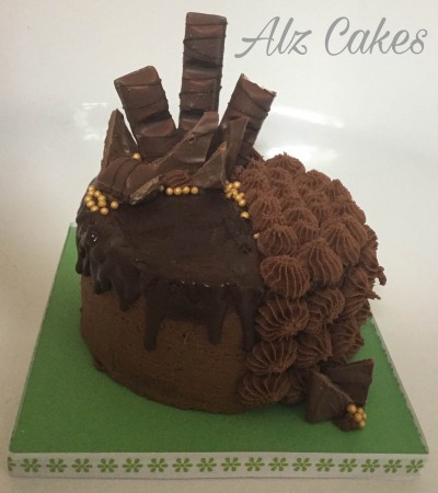 Kinder And Daim Bar Chocolate Drip Cake Alz Cakes