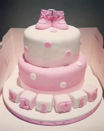 Baby Girlboy Christeningbaby Showerbirthday Cake Clairsyscakes