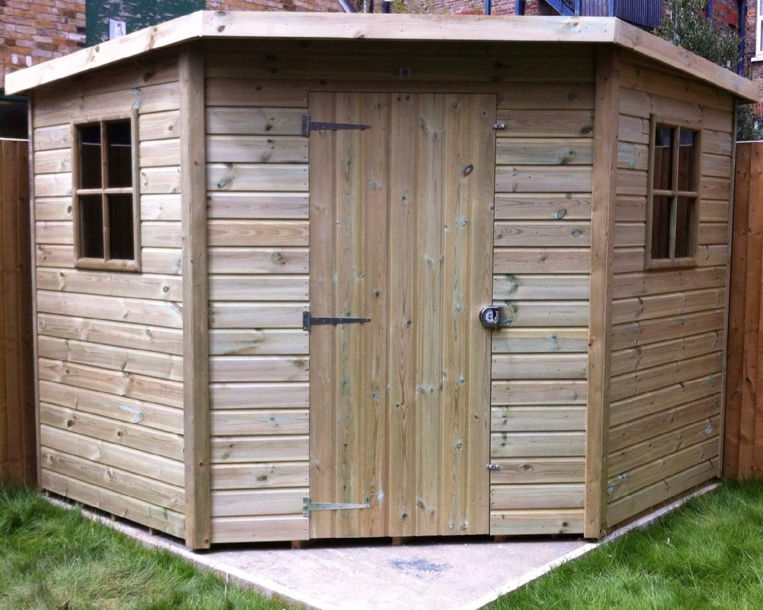 Winchester Corner Shed Premium Treated Garden Sheds Ace Sheds