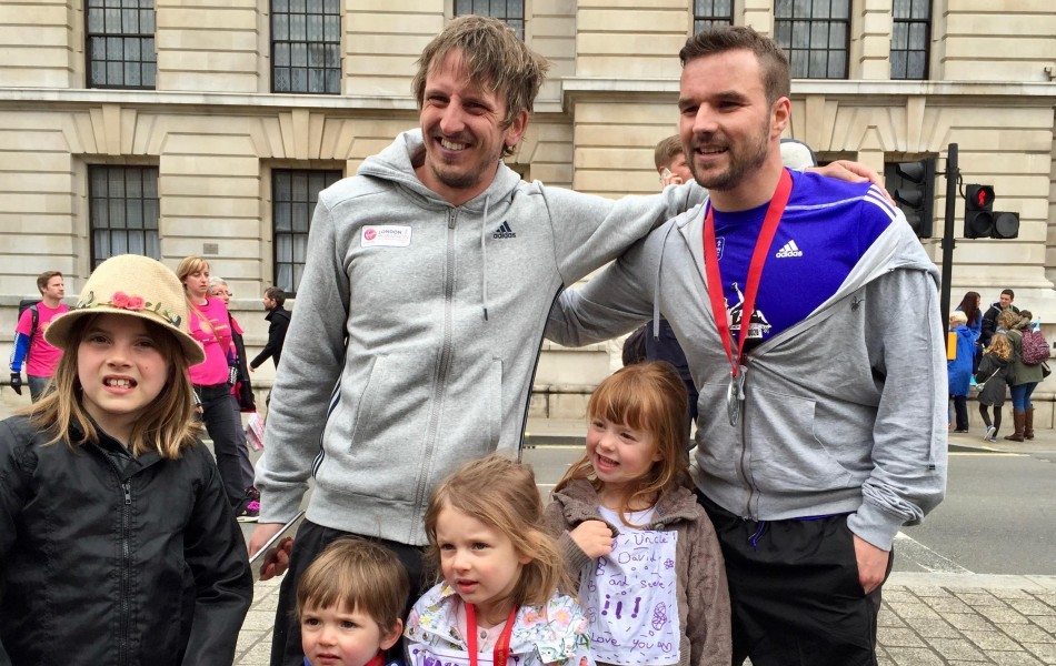 david-kosh-and-stevan-smith-london-marathon-2015
