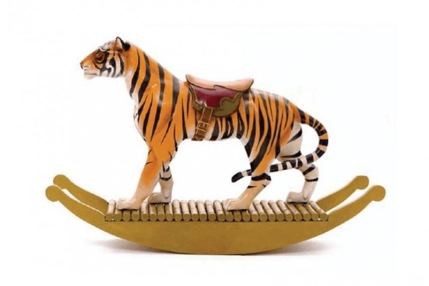 tiger rocking horse